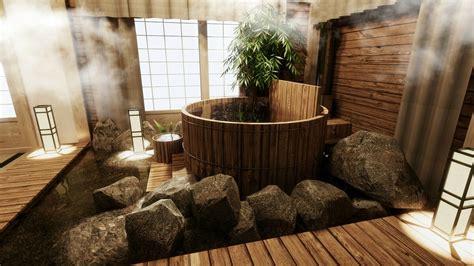 nice vous pouvez vous detendre dans  traditionnel spa japonais