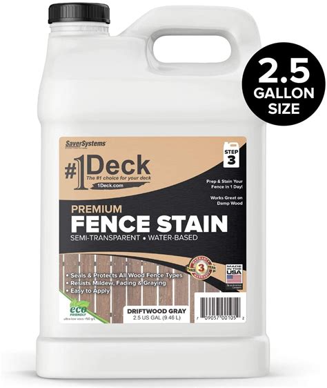deck premium wood fence stain  sealer semi transparent fence