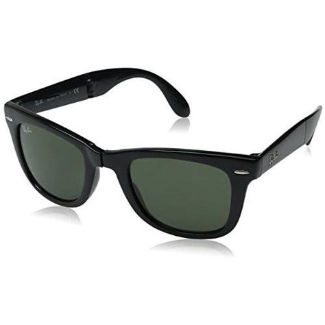 ray ban men s rb4105 601 folding wayfarer square sunglasses black