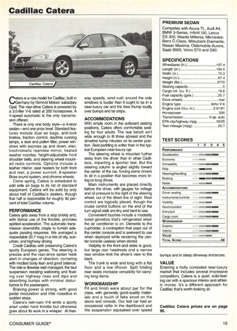 review flashback 1997 cadillac catera the daily drive consumer guide® the daily drive
