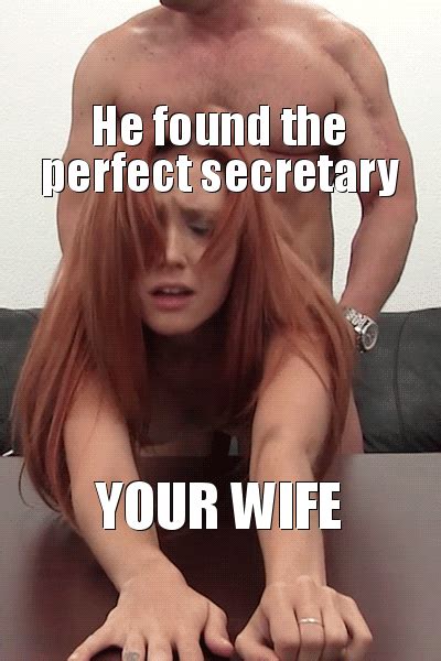 slutty secretary captions