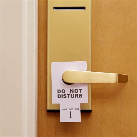 Do Not Disturb Door Sign Keyless Entry 100 Case