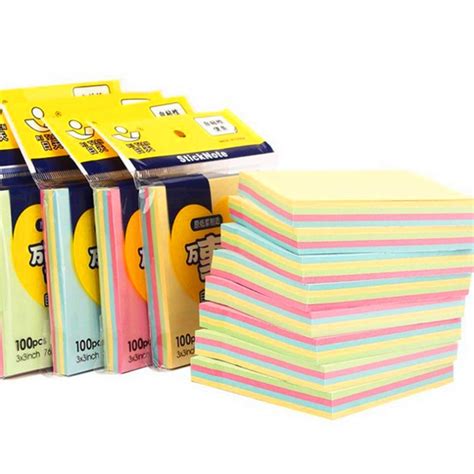 easy  sticky notes convenient memo notes schooloffice supplies  colors mixed  sizes