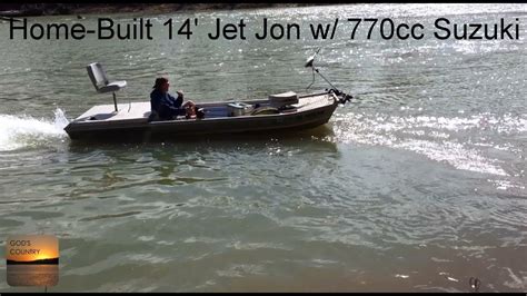 home built  jet jon   suzuki cc   white river beaver lake headwaters youtube