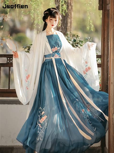 Women Chinese Traditional Hanfu Costume Lady Vestidos Han Dynasty Dress