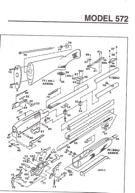 remington speedmaster  parts diagram