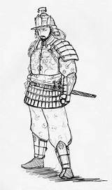 Traditional Soldier Reference Goguryeo Dynasty Qin Infantryman 군사 sketch template