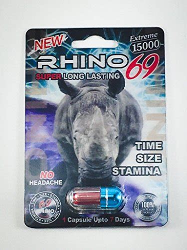 Rhino 69 Sex Pills 15 000 All Natural Male Enhancement