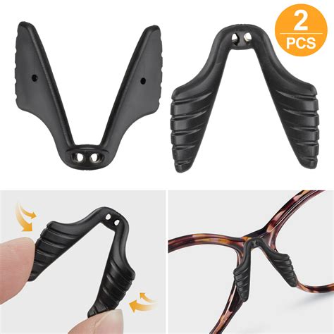 Eeekit 2pcs Anti Slip Eyeglasses Nose Pads Glasses