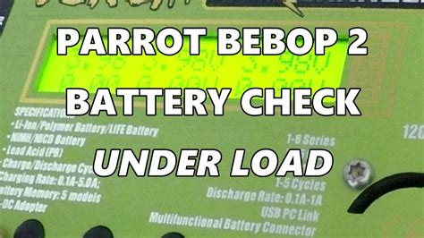 bebop  battery check  load youtube