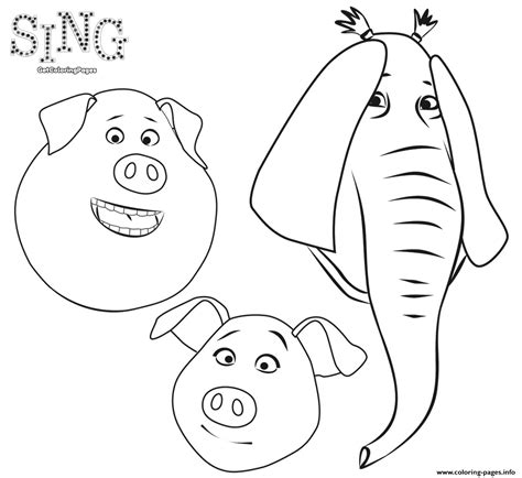 sing coloring pages  getcoloringscom  printable colorings