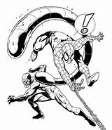 Spiderman Scorpion Spidey Pen sketch template