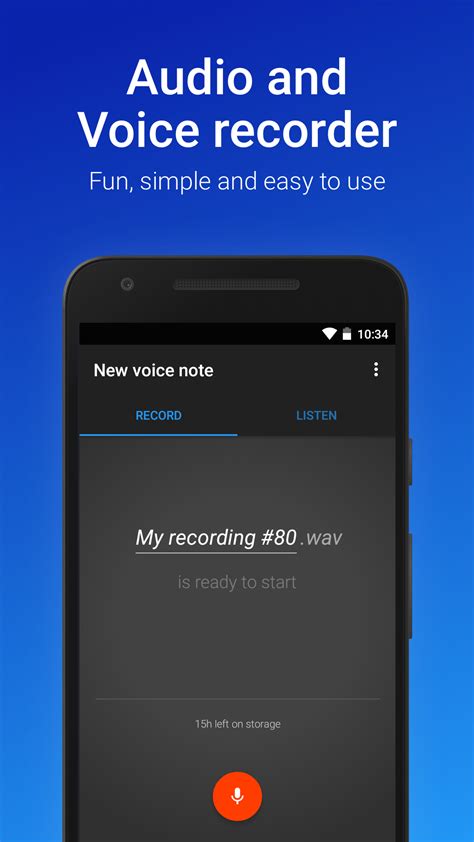 amazoncom easy voice recorder appstore  android