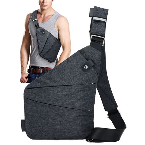 hot sale summer black stealth anti theft single shoulder bags
