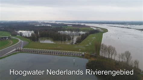 hoogwater nederlands rivierengebied jan  youtube