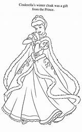 Coloring Cinderella Pages Disney Princess Winter Print Cendrillon Coloriage Printable Dessin Princesse Carriage Colouring Drawing Slipper Adult Color Silhouette Prince sketch template