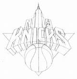 Knicks Barbour sketch template