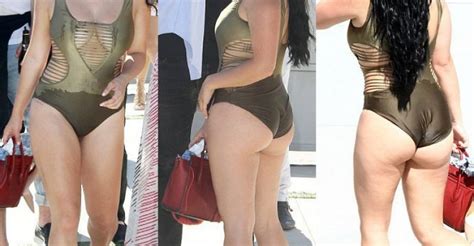 ariel winter flashes serious cleavage and butt in