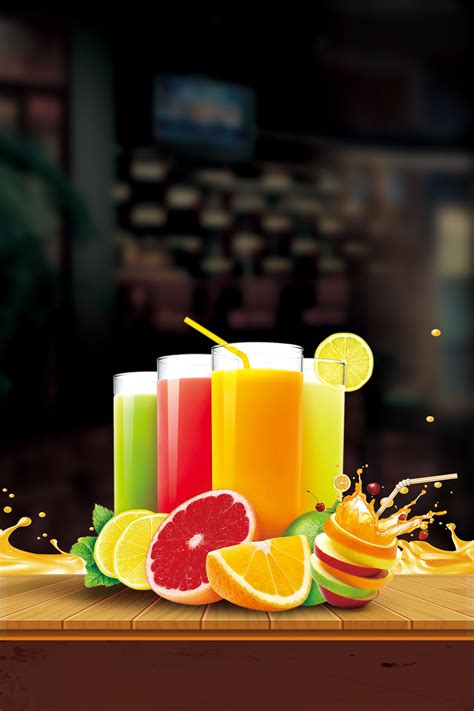 Fresh Fruit Juice Nutrition Drinks Poster In 2022 Fresh Fruit Fruit