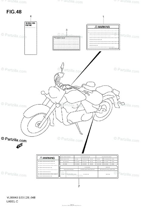 suzuki motorcycle  oem parts diagram  label partzillacom