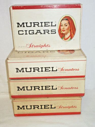 Lot Vintage Muriel Cigars Fifty Cigar Box 10 Cent B5 Ebay