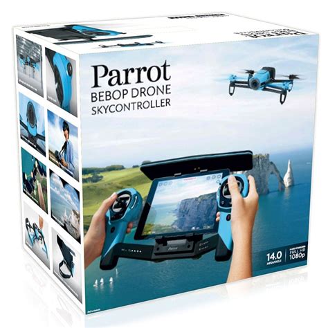 parrot bebop drone skycontroller million pixels fish eye gb yellow pf  sale