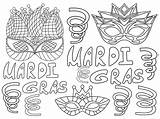 Coloring Pages Mardi Gras Printable Print 30seconds Printables Fat Tuesday Mom Tip sketch template