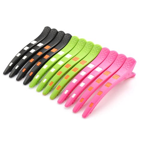 onedor 12 pcs plastic duck bill hair clips sectioning professional