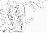 Violetta Colorear Desenho Stampare Tudodesenhos sketch template