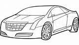 Cadillac Draw Drawing Car Elr Step Dragoart Line Paintingvalley sketch template