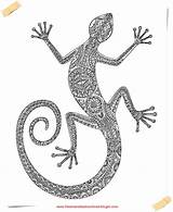 Lizard Mandala Herunterladen sketch template