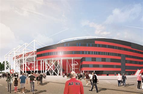 netherlands az alkmaar reveal  roof stadiumdbcom