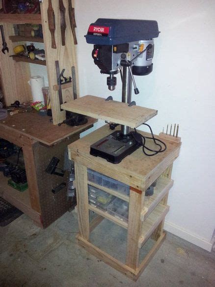 benchtop drill press stand plans woodworking projects