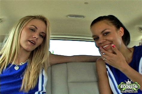 this hot duo of cheerleaders are fucking for some extra cash in these hot car ri pichunter