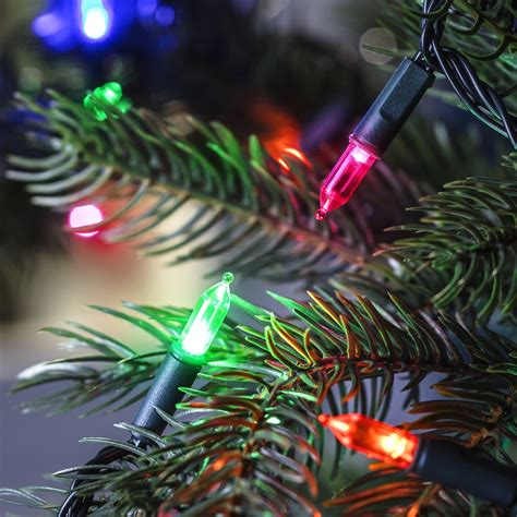 multi coloured led traditional christmas tree lights lightsfuncouk