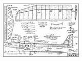 Plan Zephyr Plans Outerzone Model Glider Rc sketch template
