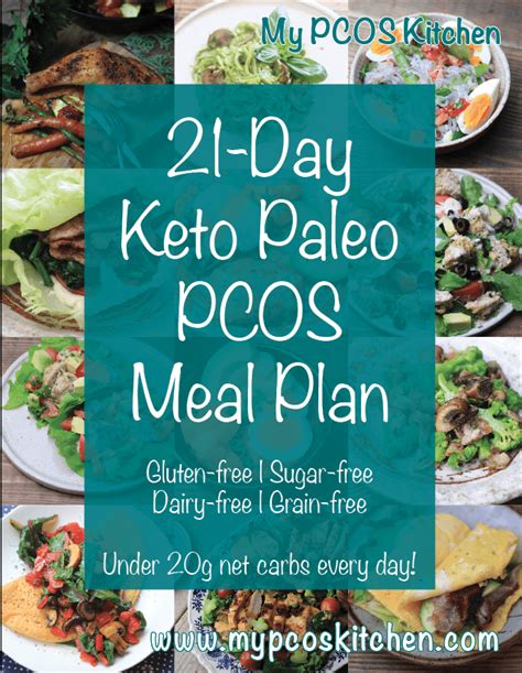 day keto paleo meal plan  pcos  pcos kitchen