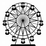 Ferris Roda Gigante Ruota Panoramica Colorare Feria A3c Transparent Bianglala Ultracoloringpages Roue Rueda Coachella Fortuna Grilo Designlooter Pngio Noun sketch template