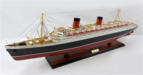 Rms Queen Elizabeth Handcrafted Ocean Liner Model 40 Quality Model Ships