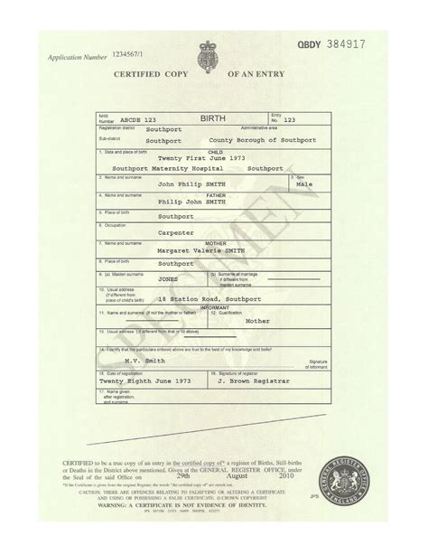 birth certificate templates word  template lab
