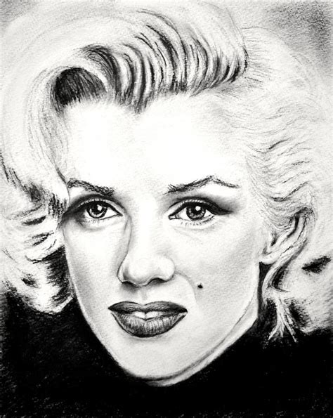 Marilyn Monroe By Sandy Dournayan Marilyn Monroe Drawing
