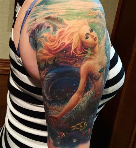 Beautiful Mermaid Tattoos