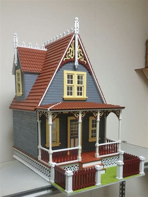 scale dollhouse miniature cottage dollhouse kit anna etsy