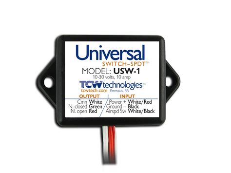 universal switch airspeed kit tcw technologies