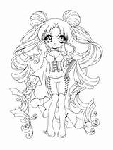 Coloring Pages Cute Anime Girl Goth Emo Games Chibi Print Gothic Printable Sureya Drawing Great Girls Deviantart Color Sailormoon Adult sketch template