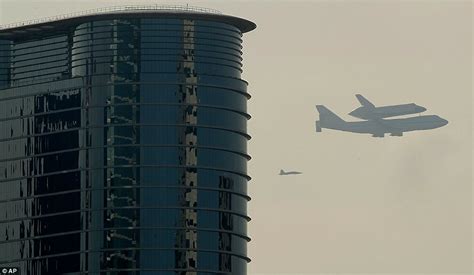 space shuttle endeavour ship heads to california on the