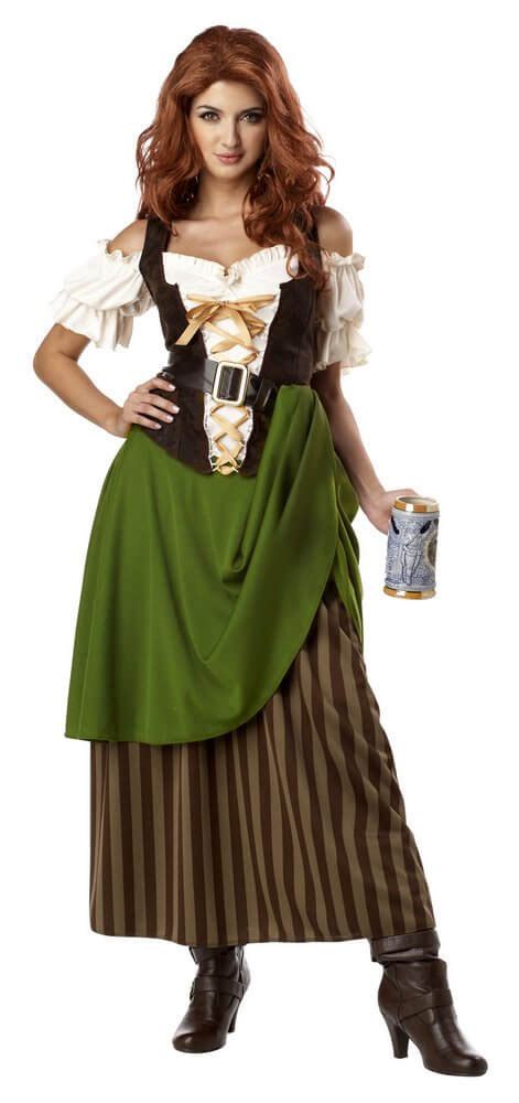 Adult Tavern Maiden Costume Candy Apple Costumes