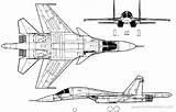 Su 34 Sukhoi Blueprints Fullback sketch template