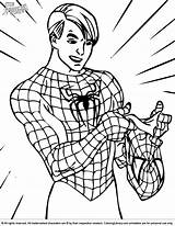 Spider Coloring Man Pages Sheet Library Himself Gives Express Child Amazing Way Also If sketch template