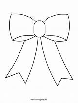 Bow Christmas Coloring Drawing Cute Clipart Bows Pages Printable Tie Cheer Hair Template Color Print Ribbon Bow2 Stained Glass Getdrawings sketch template